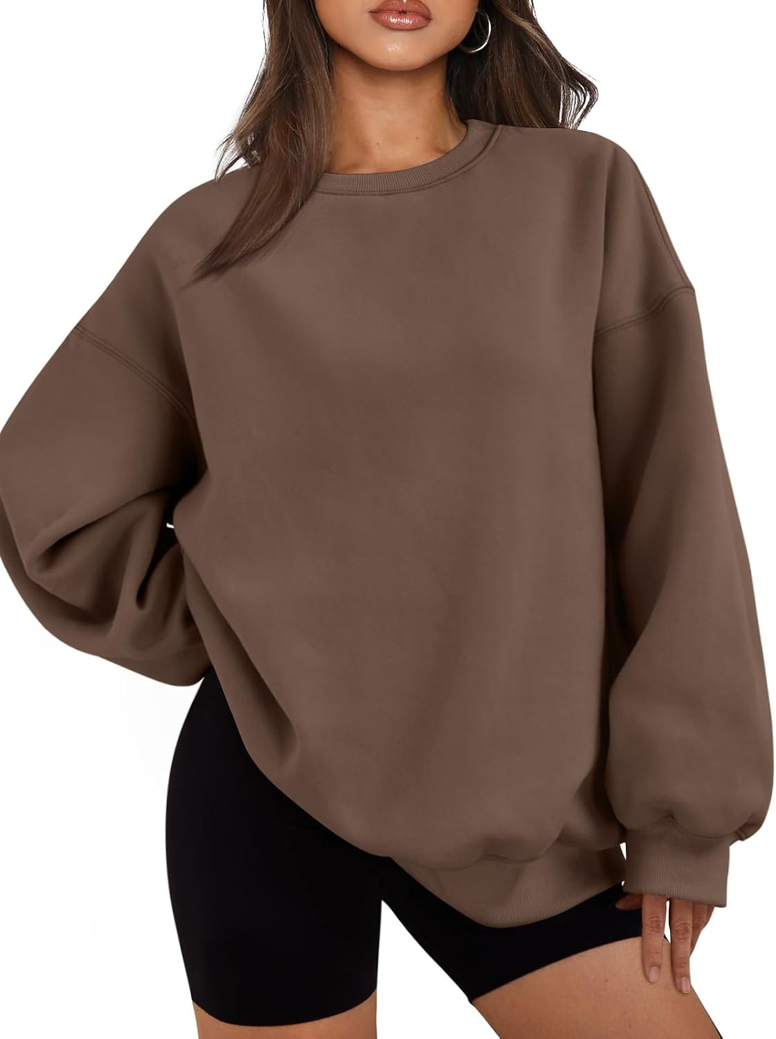 EFAN Womens Oversized Sweatshirts Crewneck Casual Lounge Fall Outfits 2026 | Amazon (US)