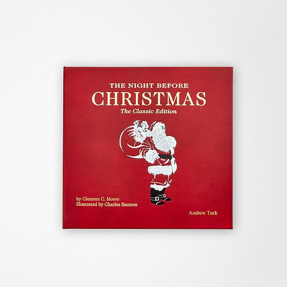 The Night Before Christmas"" Leather Bound Book | Mark and Graham