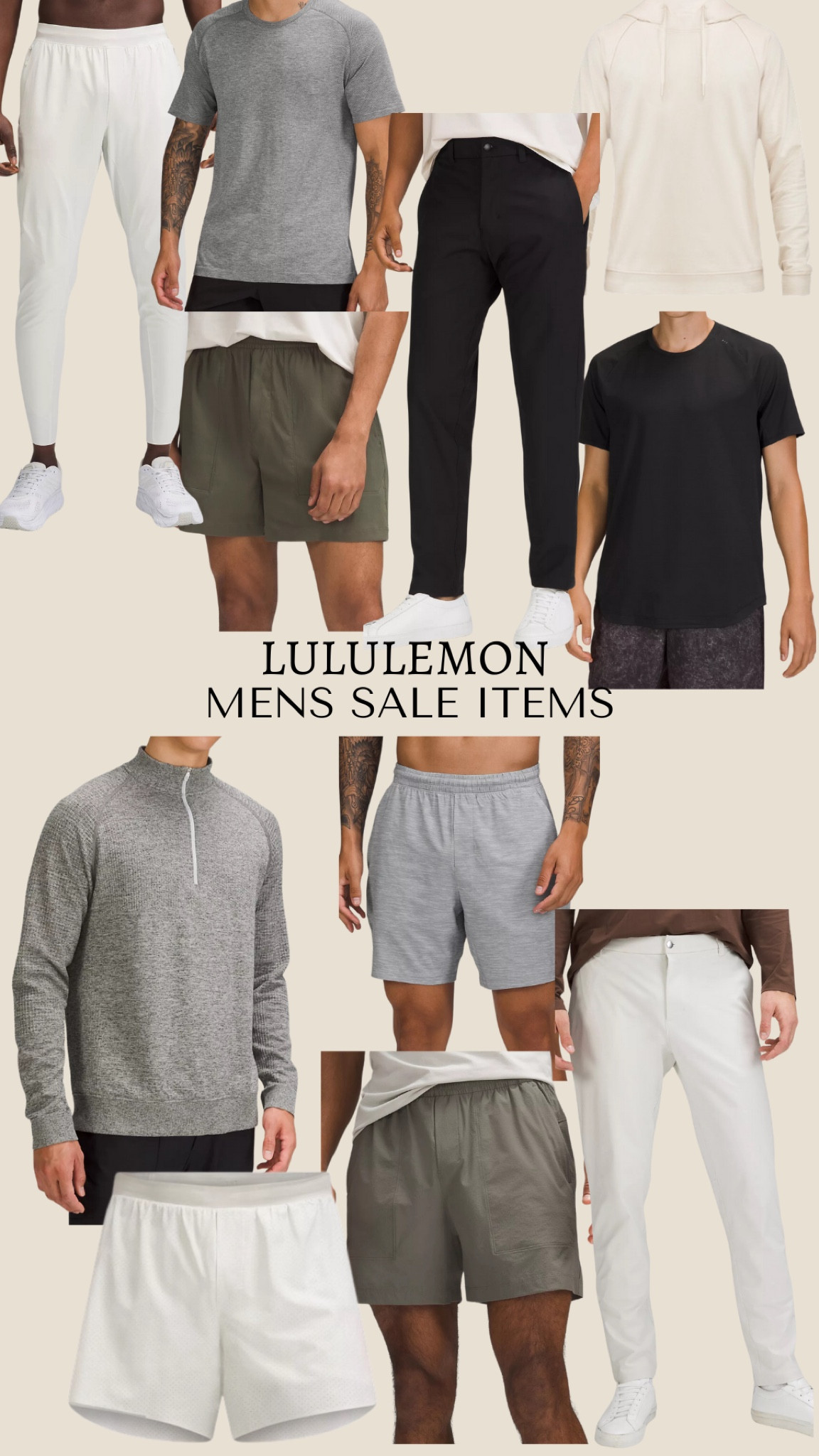 Lululemon also has some great men’s pieces on sale! 


Shorts, golf pants, sweatshirt, joggers, workout, Lululemon, men’s activewear, men’s clothing, men’s workout clothes 

#LTKfitness #LTKsalealert #LTKGiftGuide
