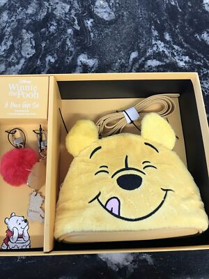 Disney Winnie the Pooh 3 piece Gift Set Crossbody Bag and 2 bag Charms.Brand New | eBay US