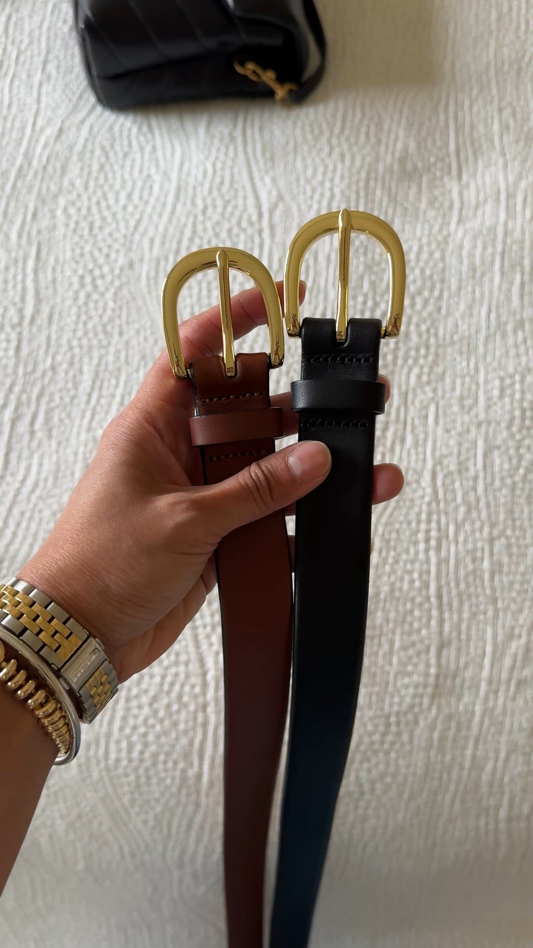 Summer outfit. Good leather belts. I am not normally a belt person, but sometimes I find myself looking for one to finish an outfit. I got these and am happy with the look and quality  

#LTKFindsUnder100 #LTKSaleAlert #LTKOver40