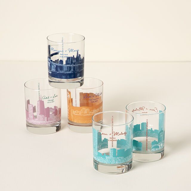 Custom Our City Glasses - Set of 2 | UncommonGoods