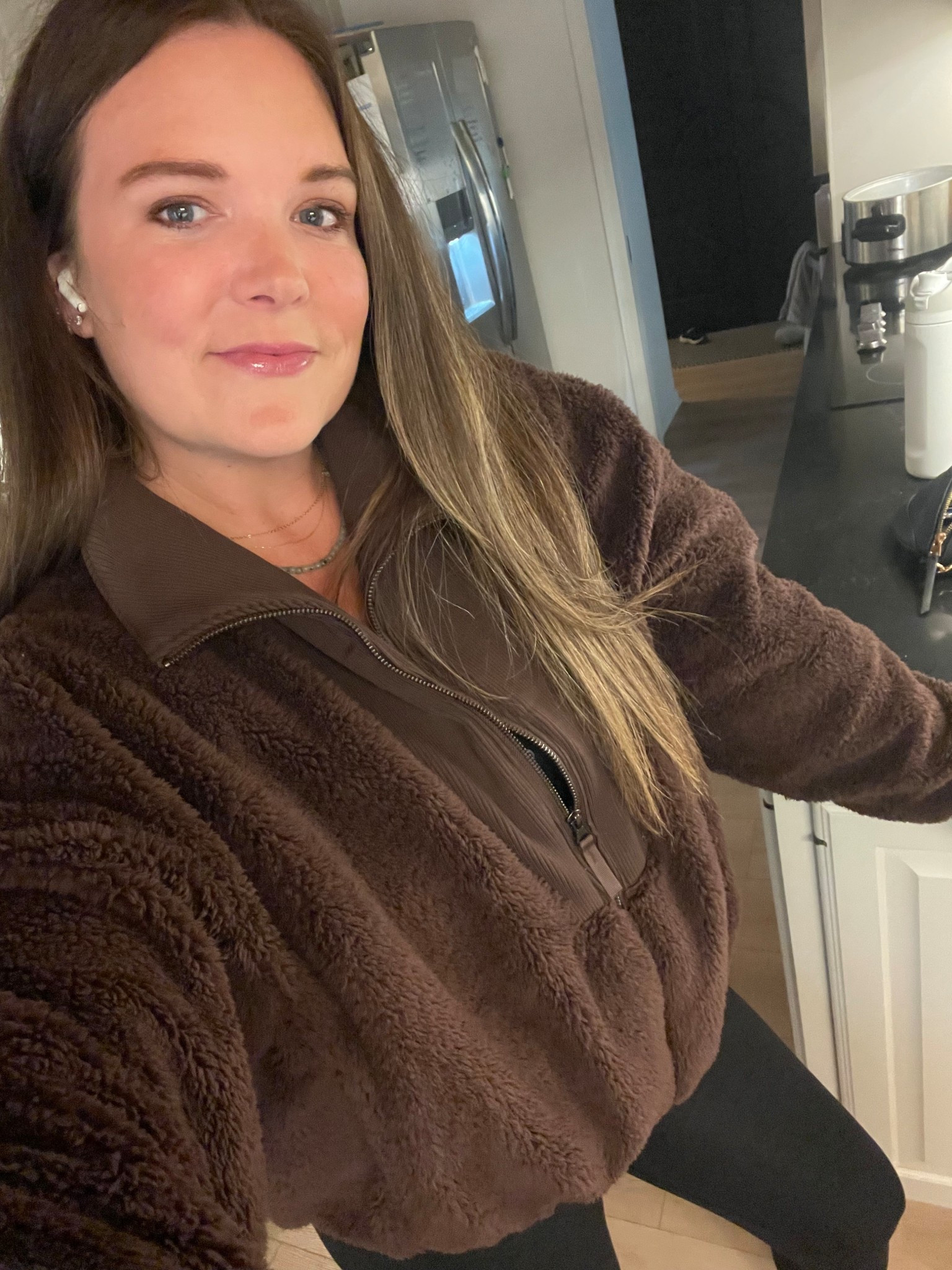 Target cozy fleece - perfect for school drop off and heading to the gym! 💪🏻 

#LTKmomlife #LTKfitnessgoals #LTKSeasonal