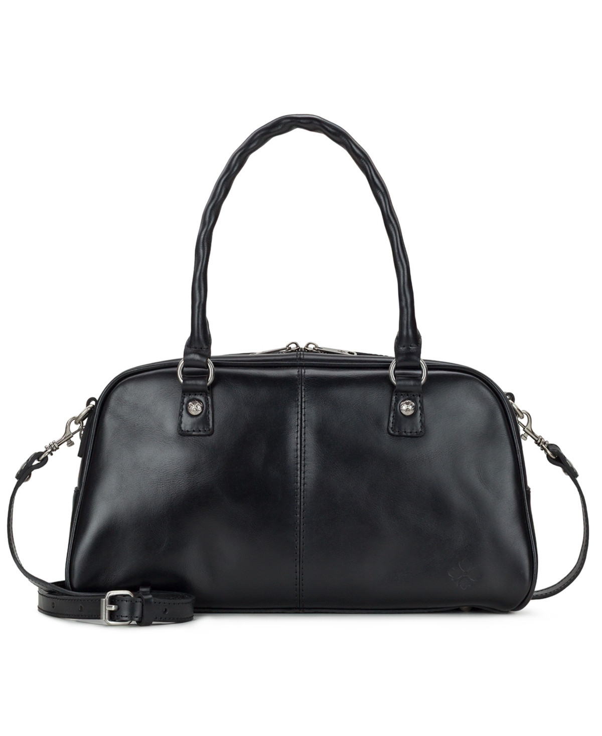 Patricia Nash Pomezia Crossbody Satchel Bag - Black | Macy's