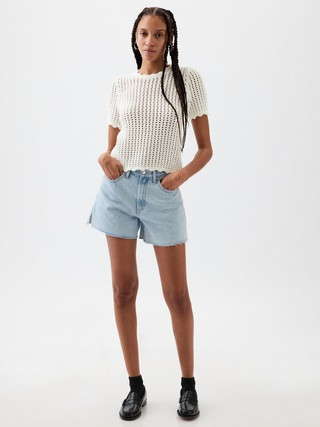 Crochet Sweater T-Shirt | Gap Factory