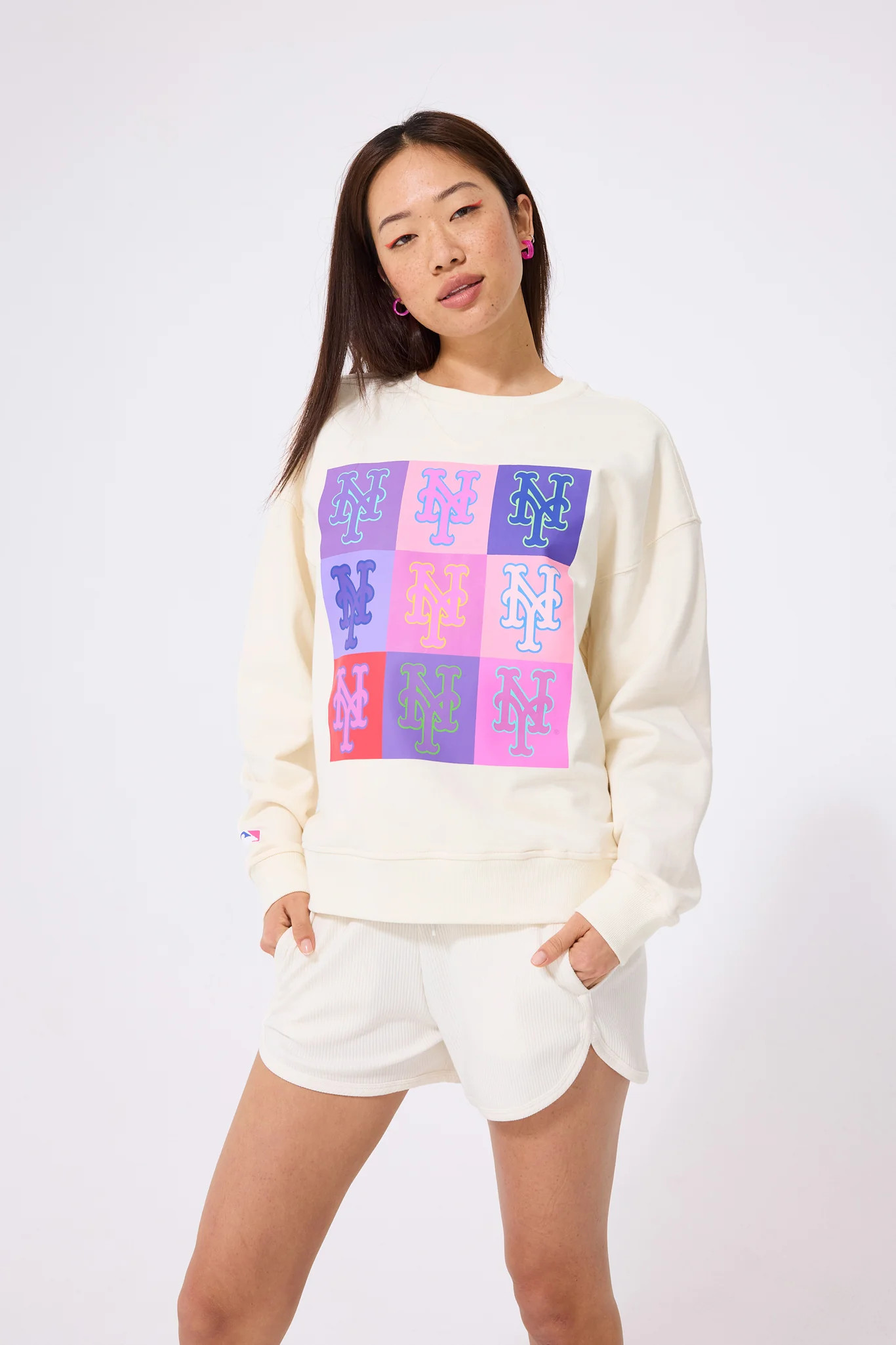 Mets Crew with Pink Logos | Terez