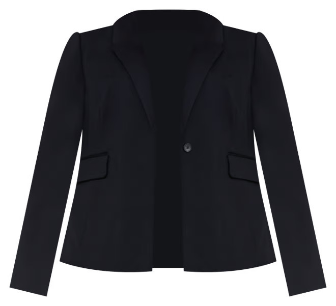 Trendy Plus Size Longline Ponté-Knit Blazer | Macy's