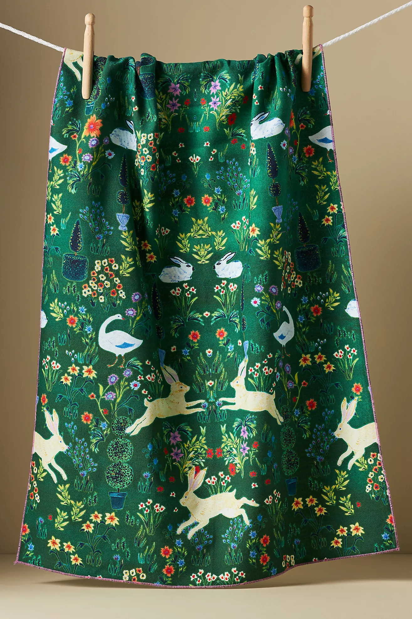 Bunny Cotton Dish Towel | Anthropologie (US)