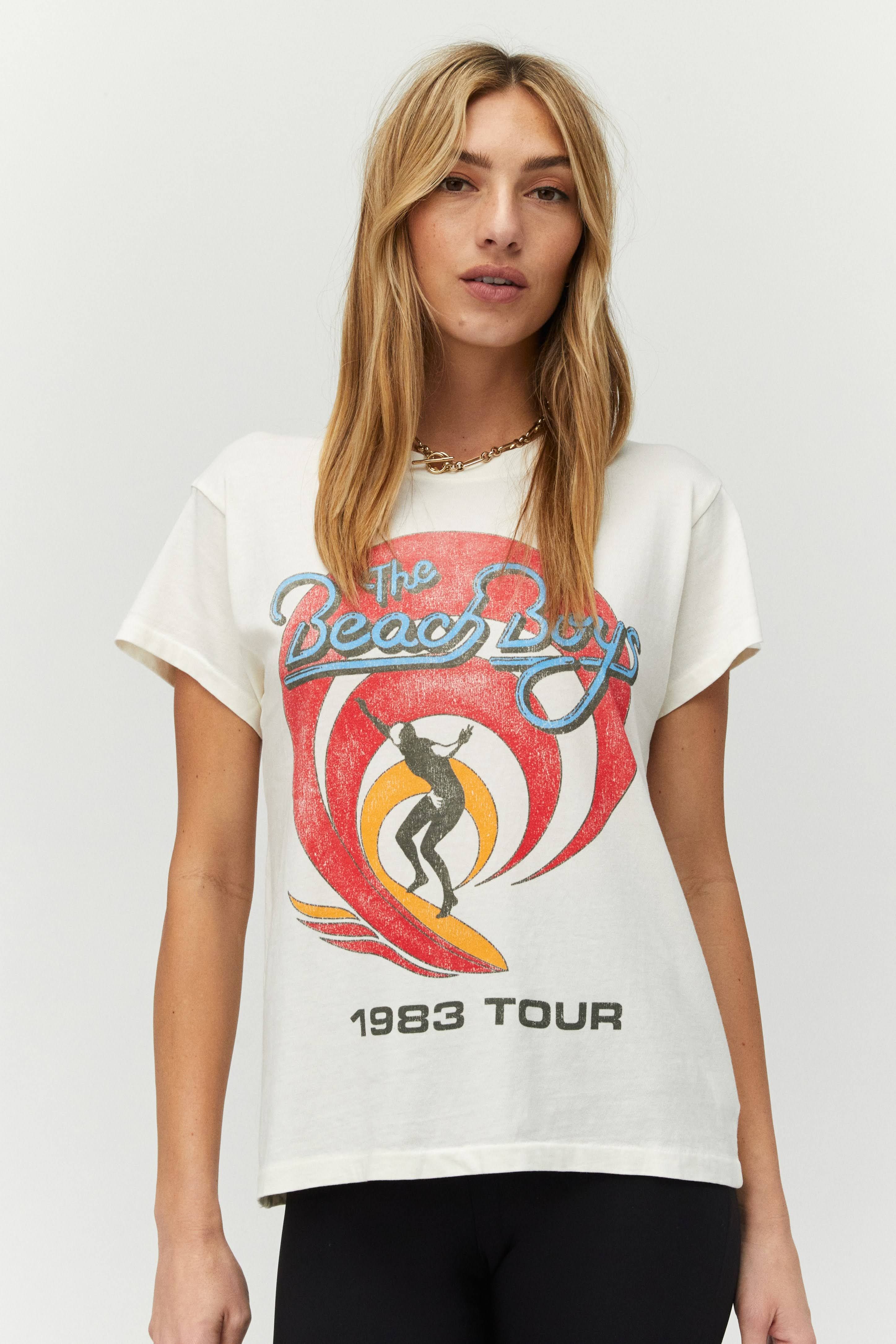 The Beach Boys 1983 Tour Tee in Vintage White | Daydreamer