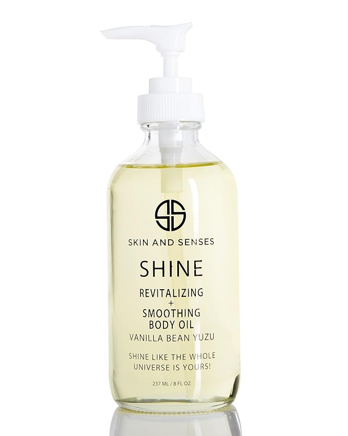 Shine Revitalizing & Smoothing Body Oil Vanilla Bean Yuzu –100% Natural, plant-based ingredient... | Amazon (US)