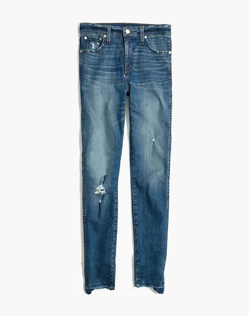 10" High-Rise Skinny Jeans: Drop Step-Hem Edition | Madewell
