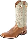 Justin Boots Men's Bent Rail Rubber Sole, Tan Arizona Cowhide, 10 D US | Amazon (US)