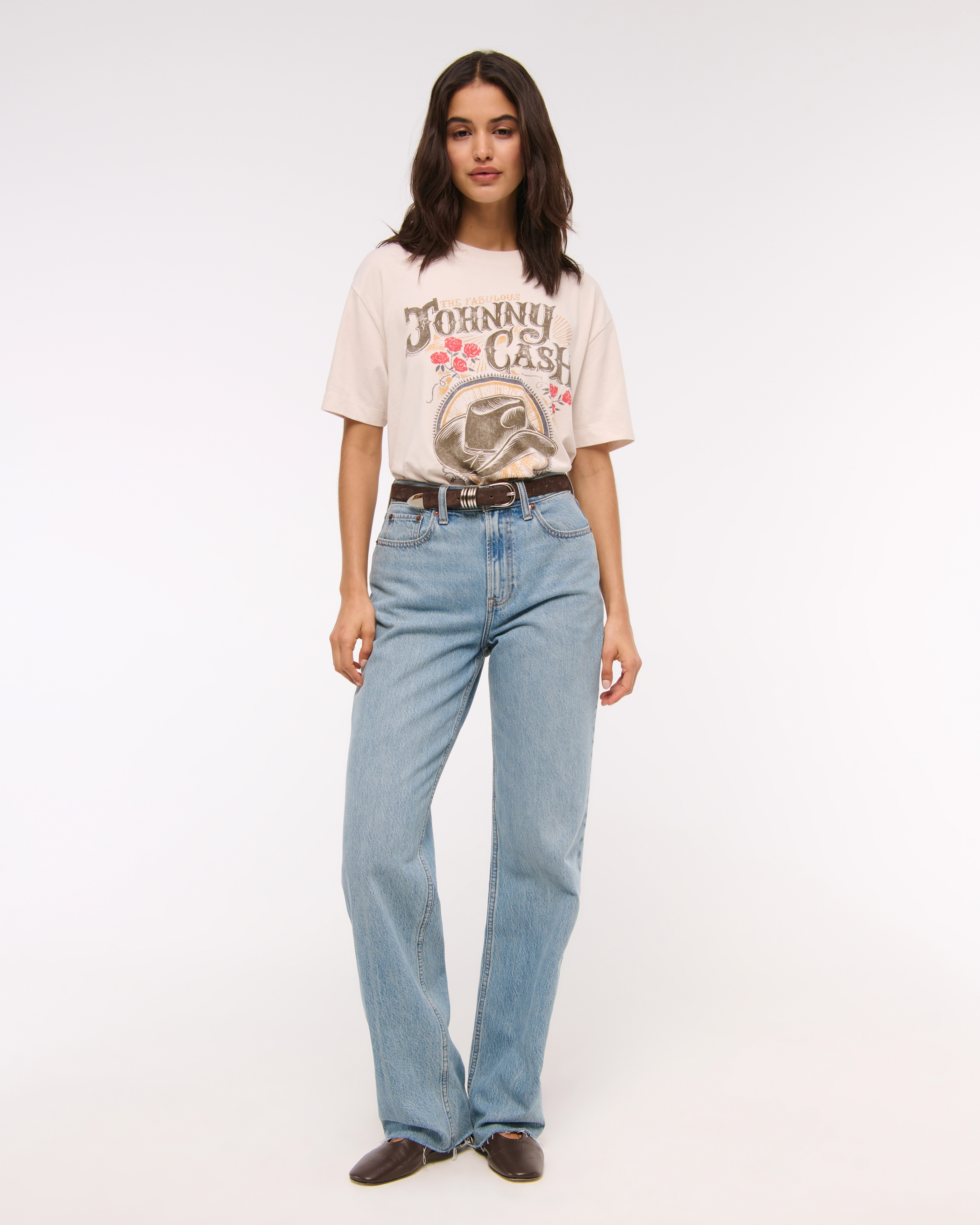 High Rise Loose Jean | Abercrombie & Fitch (US)