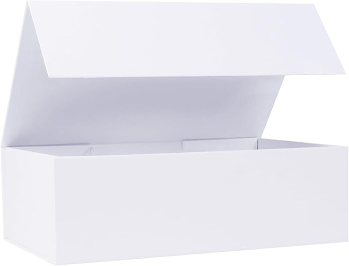 White Gift Box with Magnetic Lids 1 Pack | Amazon (US)