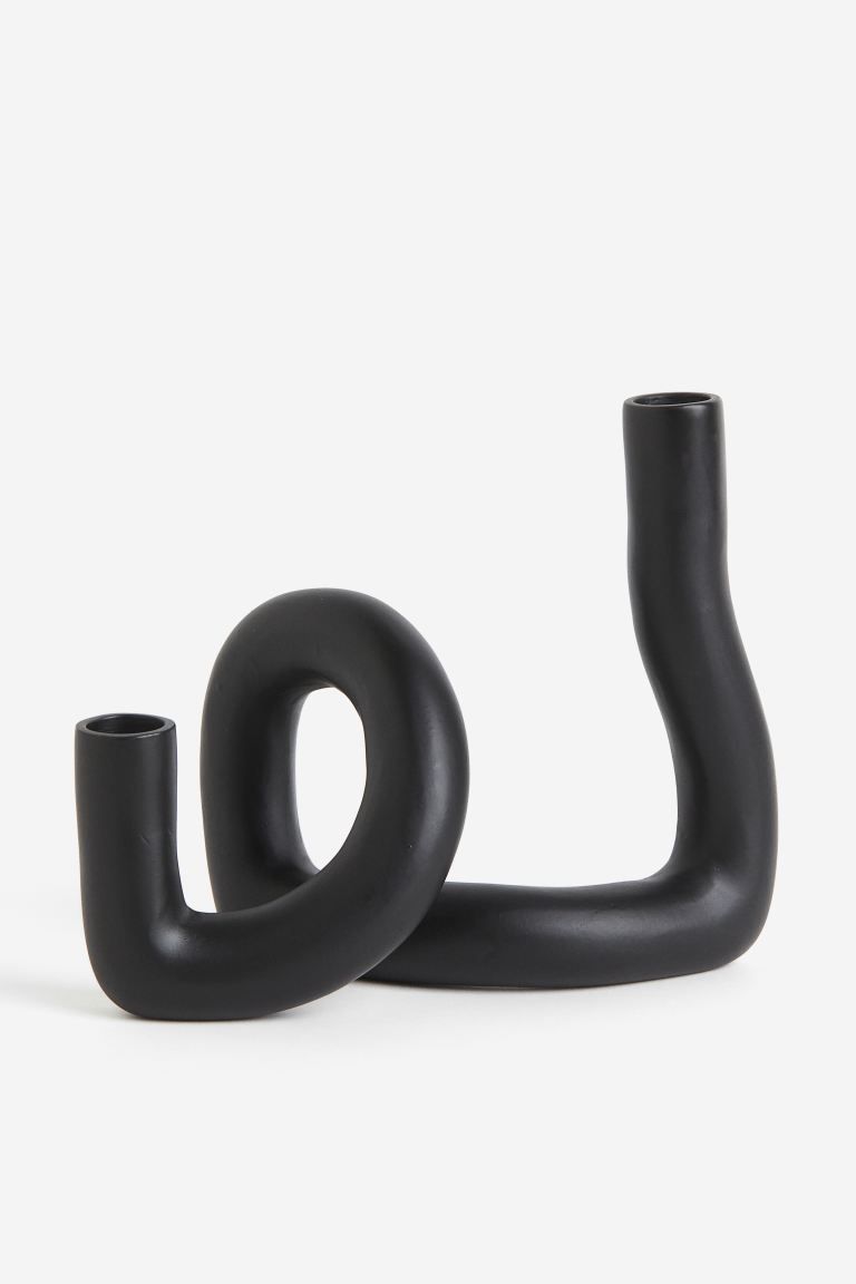 Metal Candlestick - Black - Home All | H&M US | H&M (US + CA)