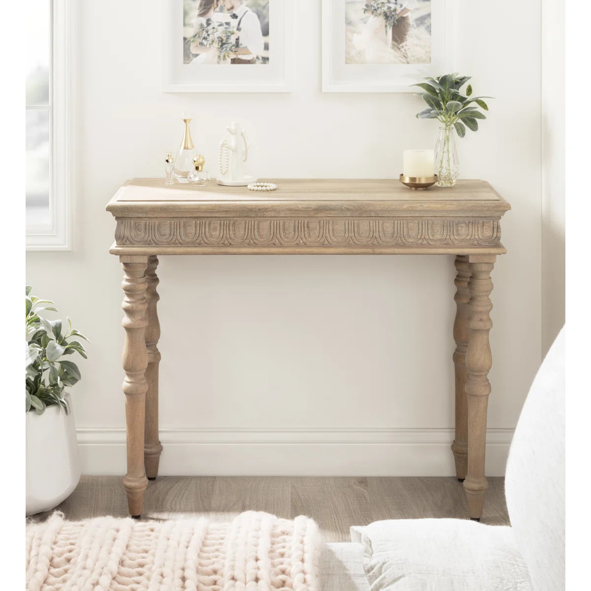 Charyn 36'' Solid Wood Console Table | Wayfair North America