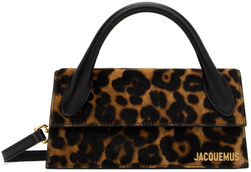 JACQUEMUS Black & Brown 'Le Chiquito long' Bag | SSENSE