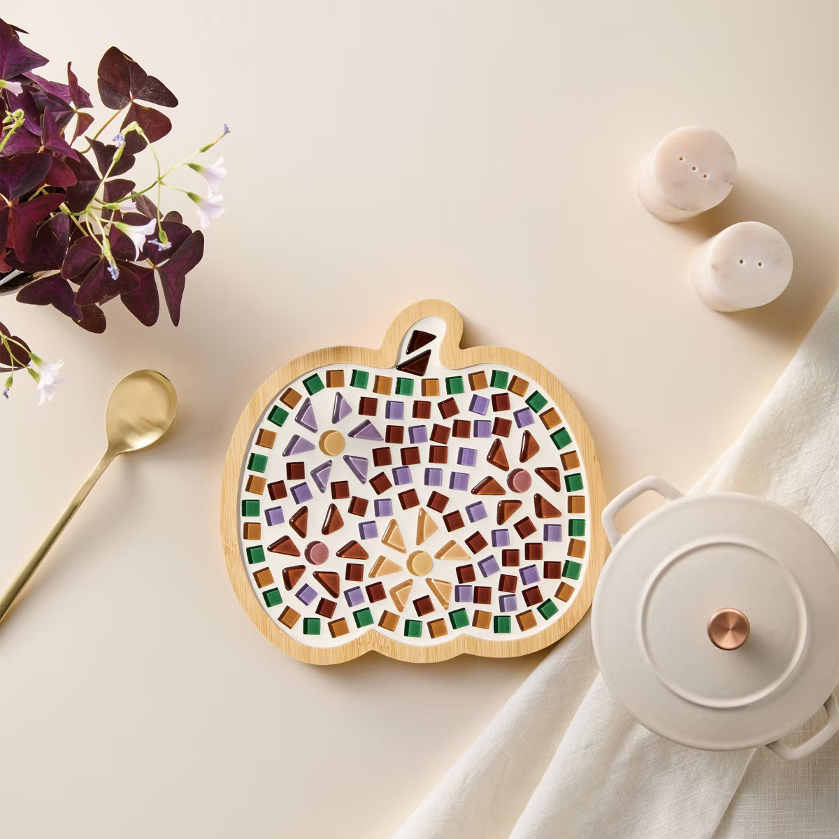 Halloween Craft Mosaic Pumpkin Trivet Kit - Mondo Llama™ | Target