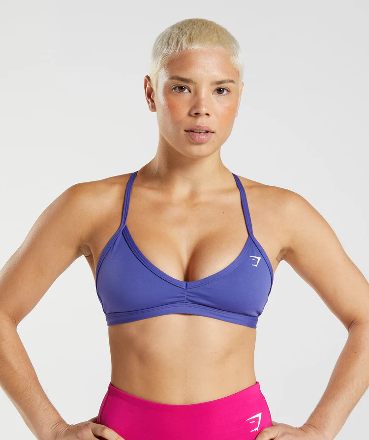 Gymshark Minimal Sports Bra - Liberty Purple | Gymshark US