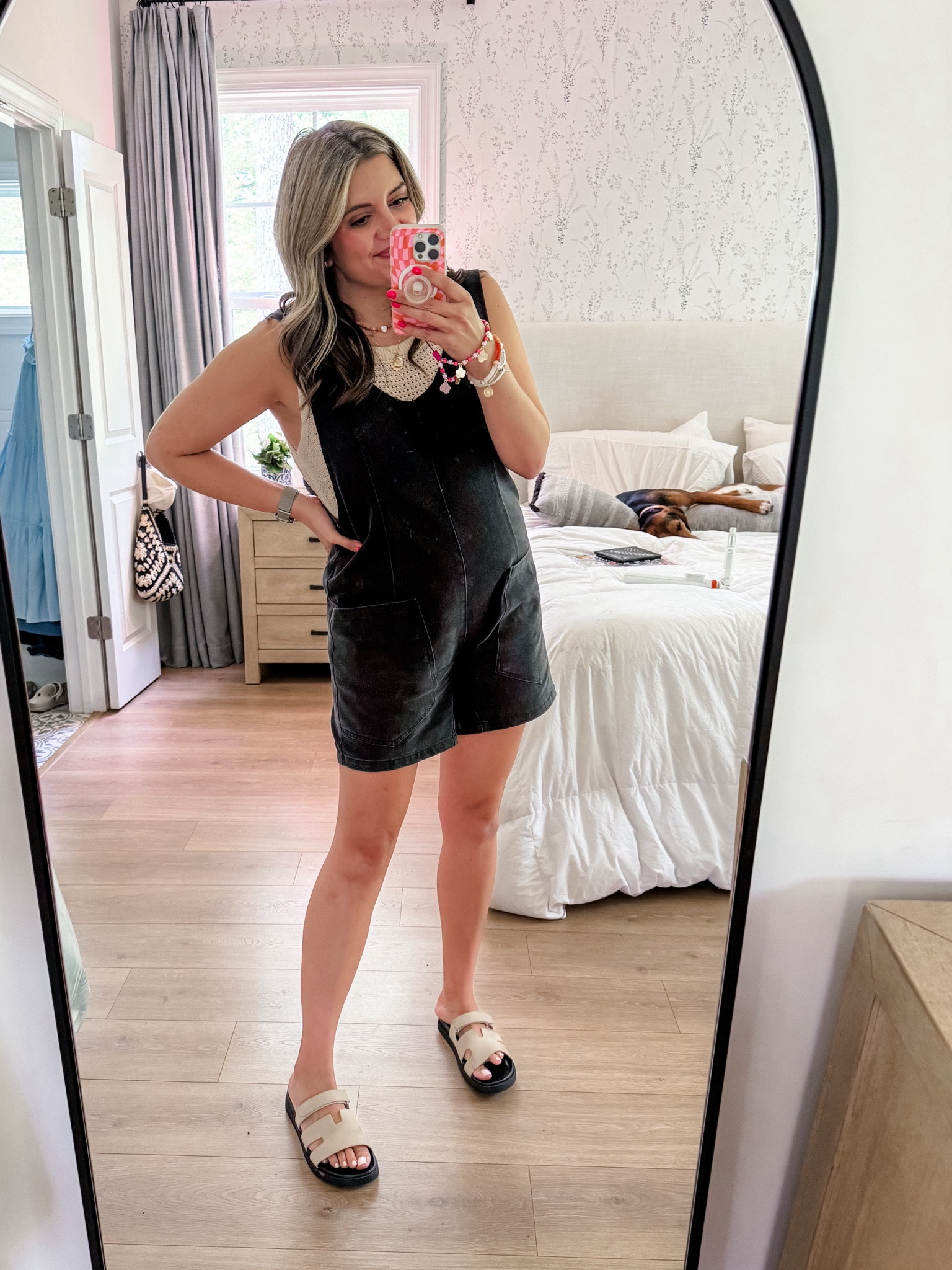 Romper and sweater tank together! So cute! Free people inspired look all from Amazon! 

#LTKFindsUnder100 #LTKFindsUnder50