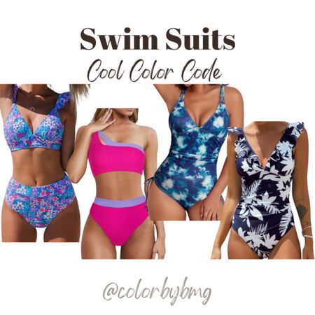 Cool Color Code Swimsuits

Cool Winter and Cool Summer

Suit Colors:
1. Purple
2. Purple Rose 17
3. Tie Dye Blue
4. White Tropical Print