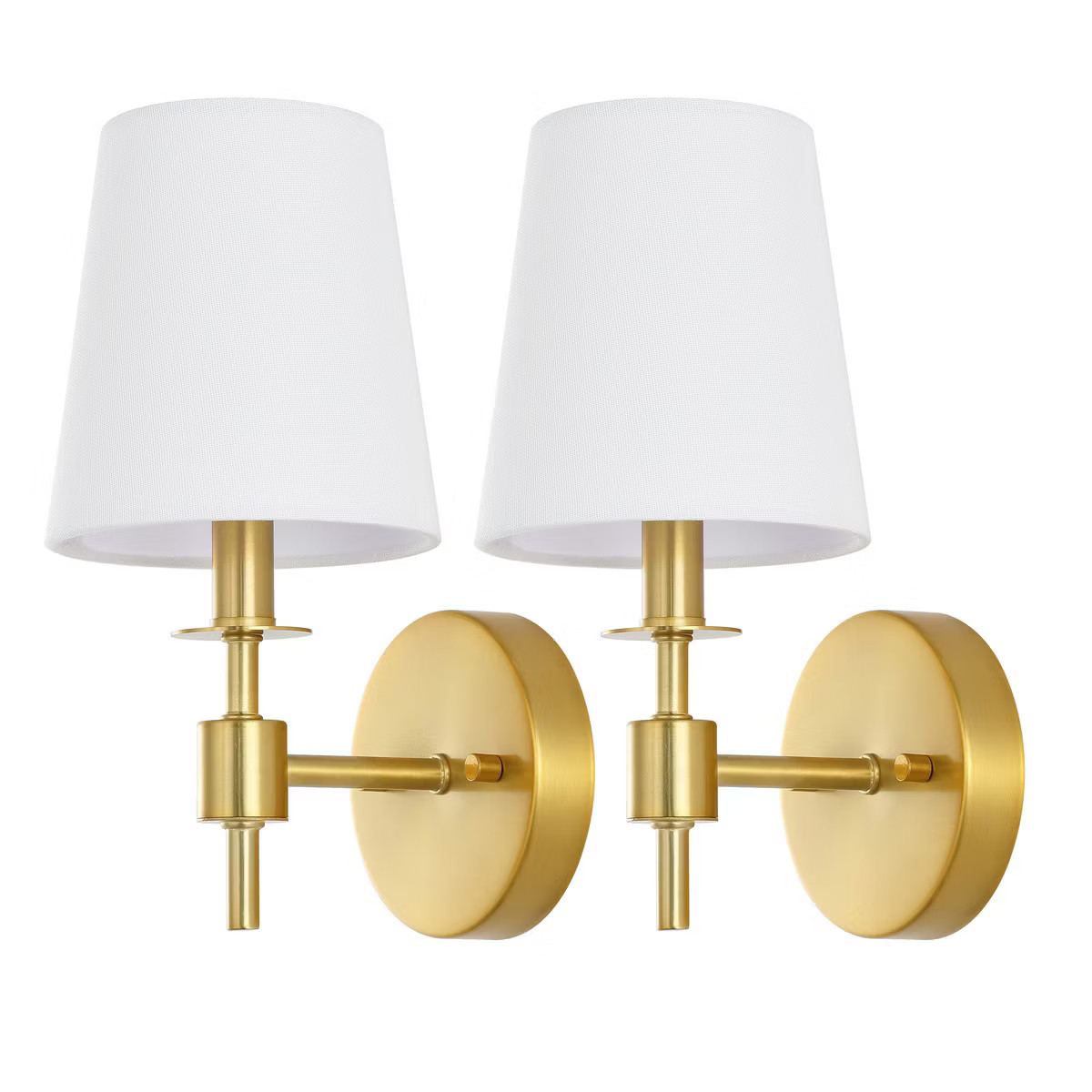 Dalany 7" Wall Sconce (Set of 2) - Brass - Safavieh | Target