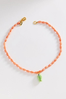 Logan Tay Beaded Fish Necklace | Anthropologie (US)