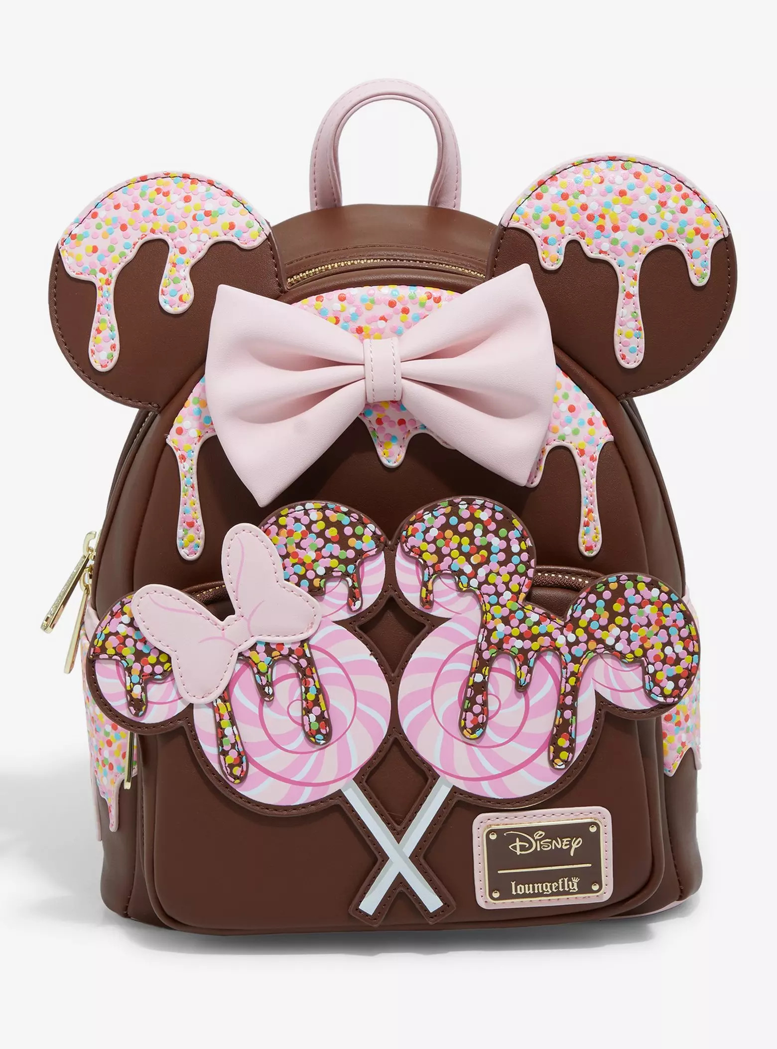 Loungefly Disney Minnie Mouse Chocolate Lollipop Ears Mini Backpack - BoxLunch Exclusive | BoxLunch