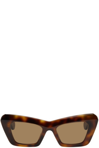 Tortoiseshell Cat-Eye Sunglasses | SSENSE