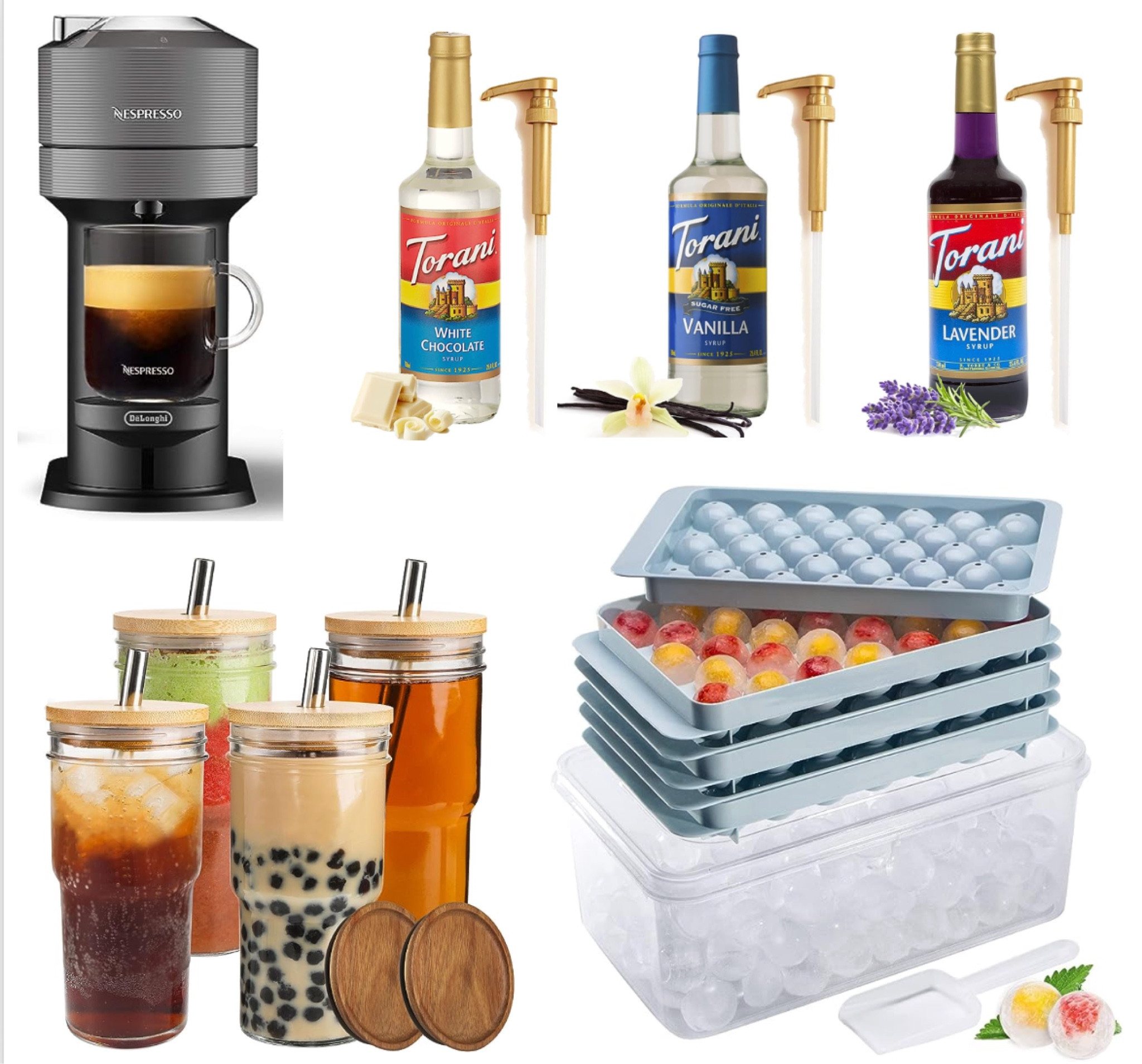 Must haves for morning coffee treats ☕️ 

Plus they have pumpkin spice and pie syrups for all the fall girlies!  

#LTKSeasonal #LTKhome