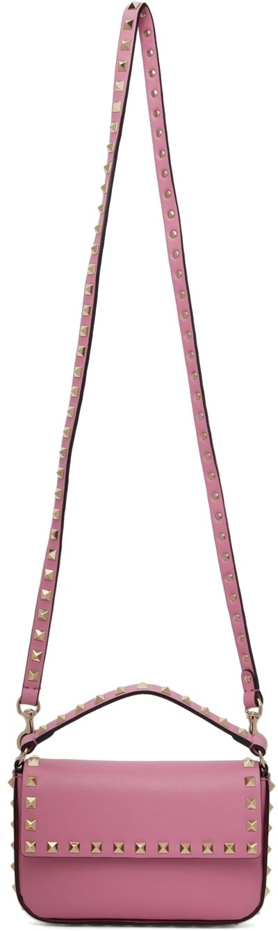 Pink Small Rockstud Bag | SSENSE