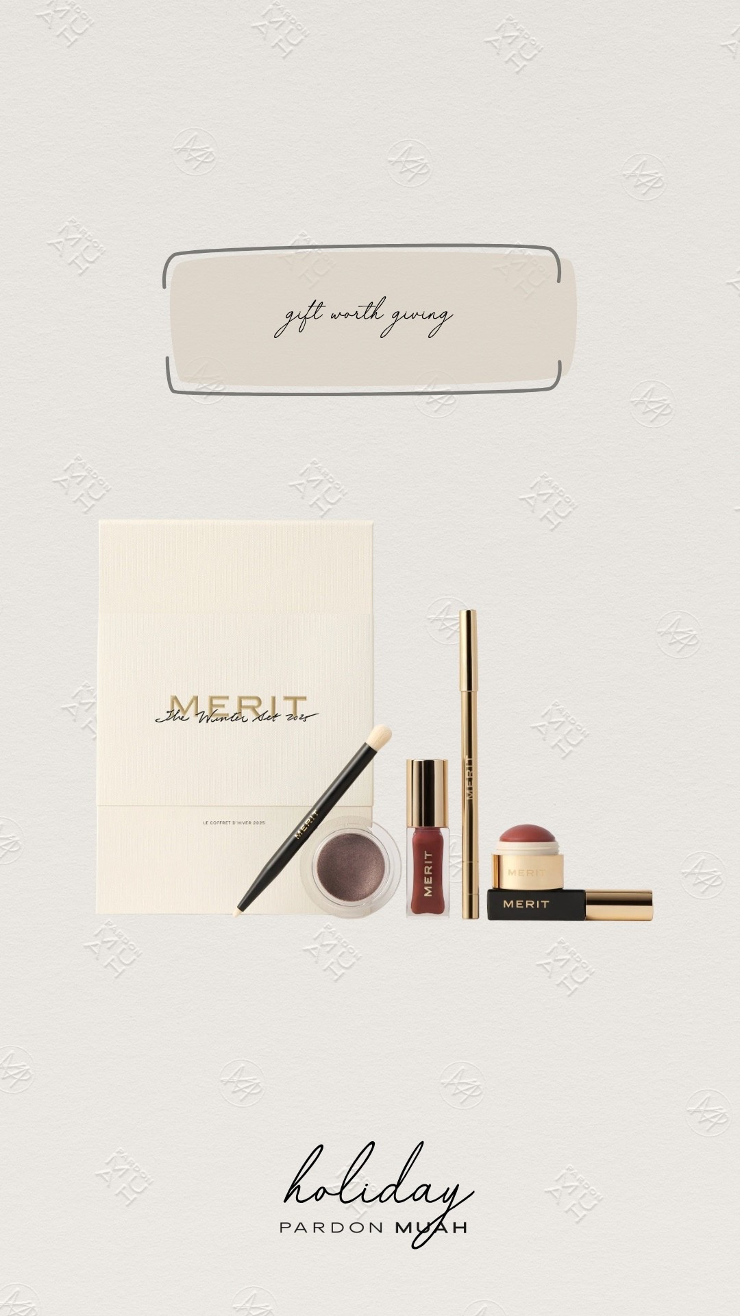 gift worth giving: merit beauty set#LTKCyberWeek

#LTKHoliday #LTKGiftGuide