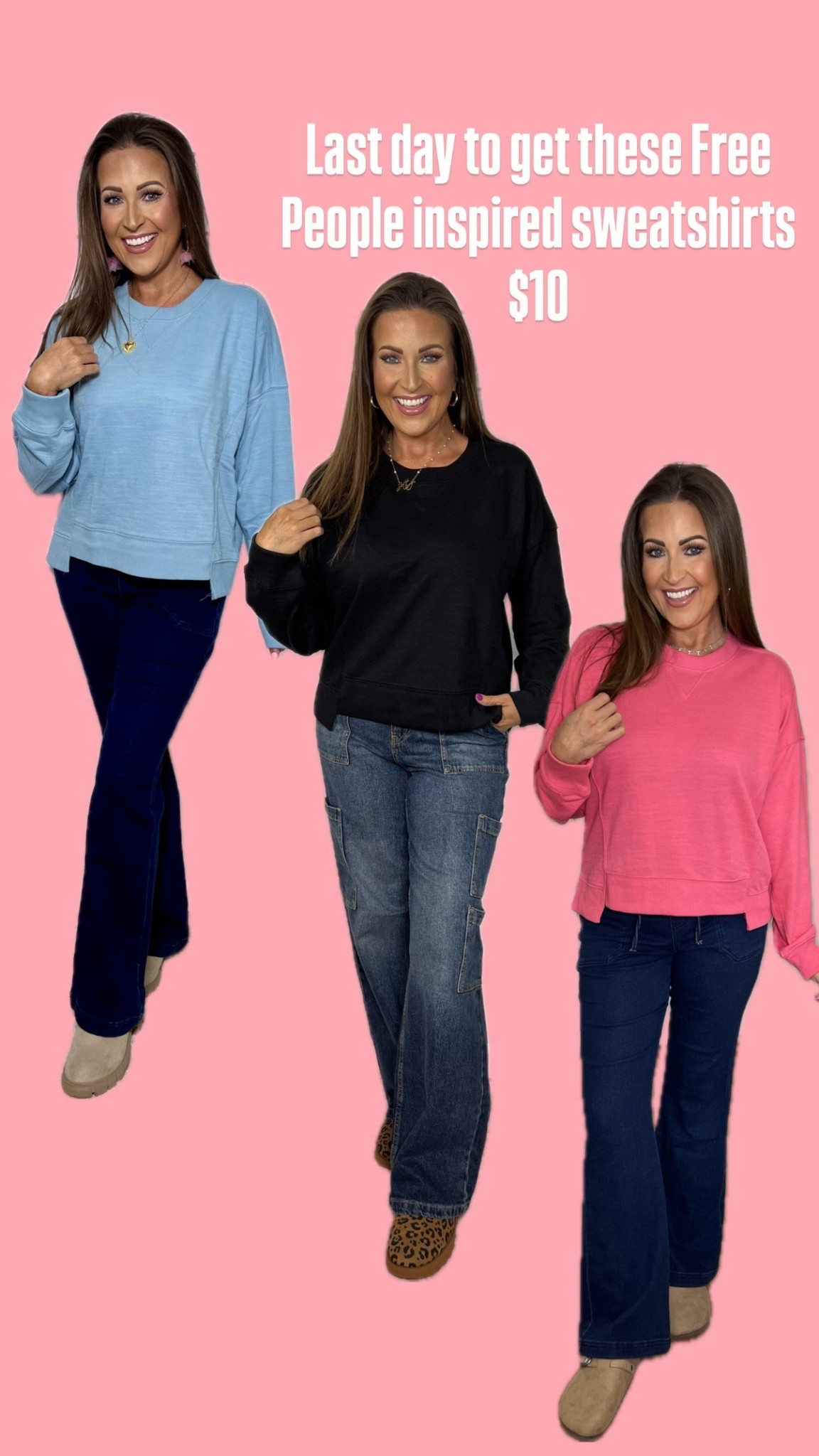 Free people inspired sweatshirts just $10

#LTKSaleAlert #LTKFindsUnder50 #LTKootd