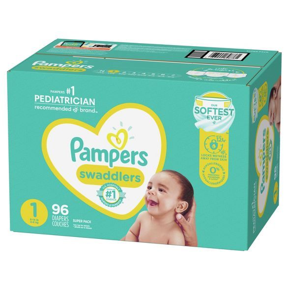 Pampers Swaddlers Disposable Diapers - (Select Size and Count) | Target