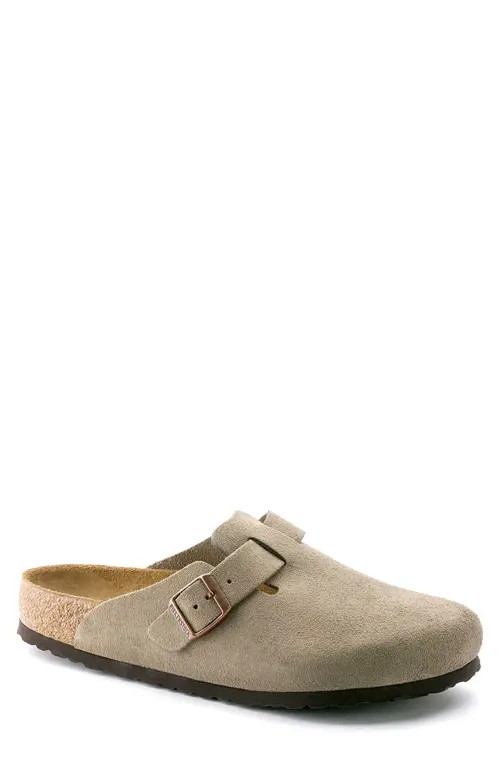 Birkenstock Boston Soft Clog in Taupe at Nordstrom, Size 9-9.5Us | Nordstrom