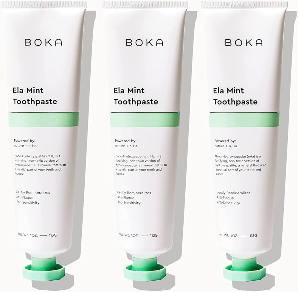 Boka Fluoride Free Toothpaste Nano Hydroxyapatite, Helps Remineralize, Appropriate for Sensitive ... | Amazon (CA)