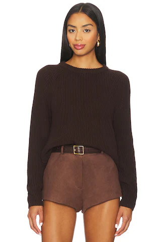 525 Jane Sweater in Chocolate. - size L | Revolve Clothing (Global)