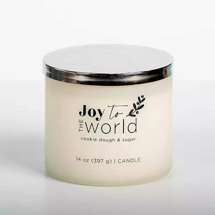 Joy to the World Triple Wick Jar Candle | Kirkland's Home