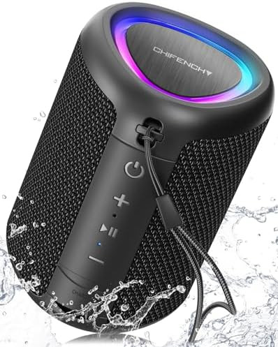 Portable Bluetooth Speaker with Lights, Stocking Stuffers, Powerful Crystal Clear Sound, IPX5 Wat... | Amazon (US)