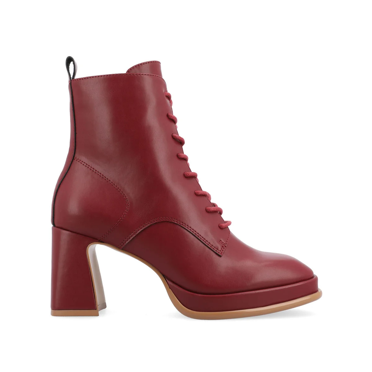 KALINDI LACE-UP BOOTIES IN WIDE | Journee Collection