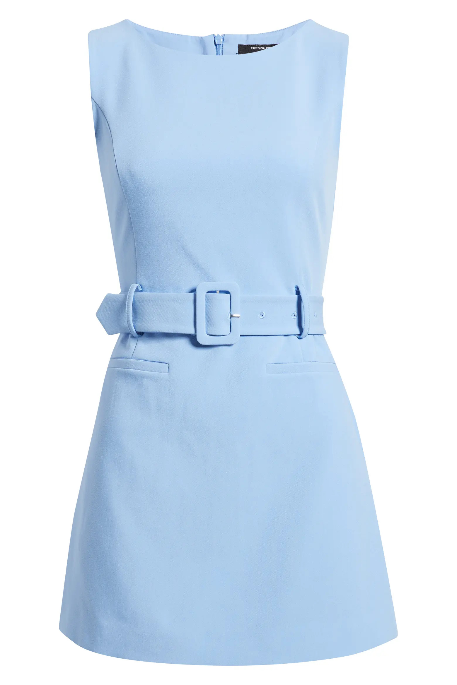 Azra Belted Sleeveless Twill Minidress (Women) | Nordstrom | Nordstrom
