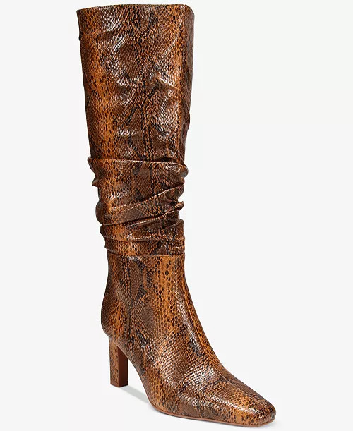 Women's Fallon Knee High Slouch Dress Boots - Extended Sizes Available | Macy's