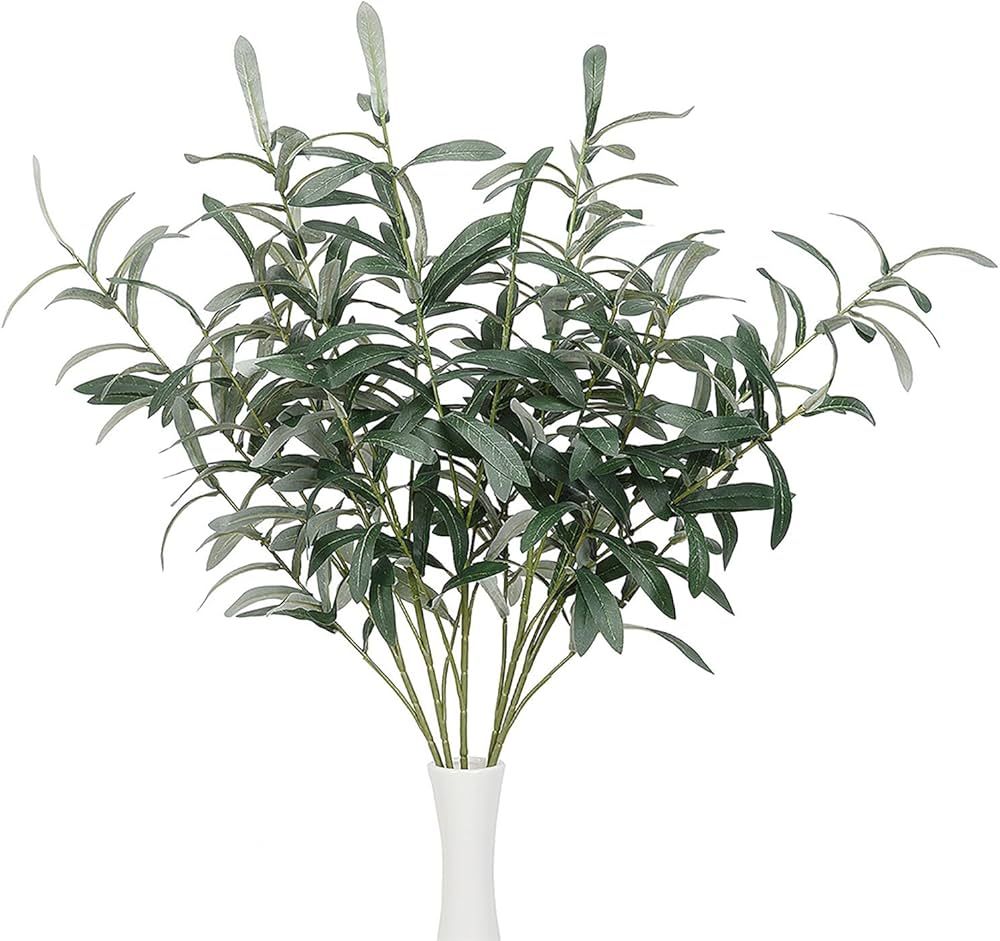 SzJias Artificial Olive Branch Faux Olive Branches for Vases Fake Olive Tree Branches Stems for V... | Amazon (US)