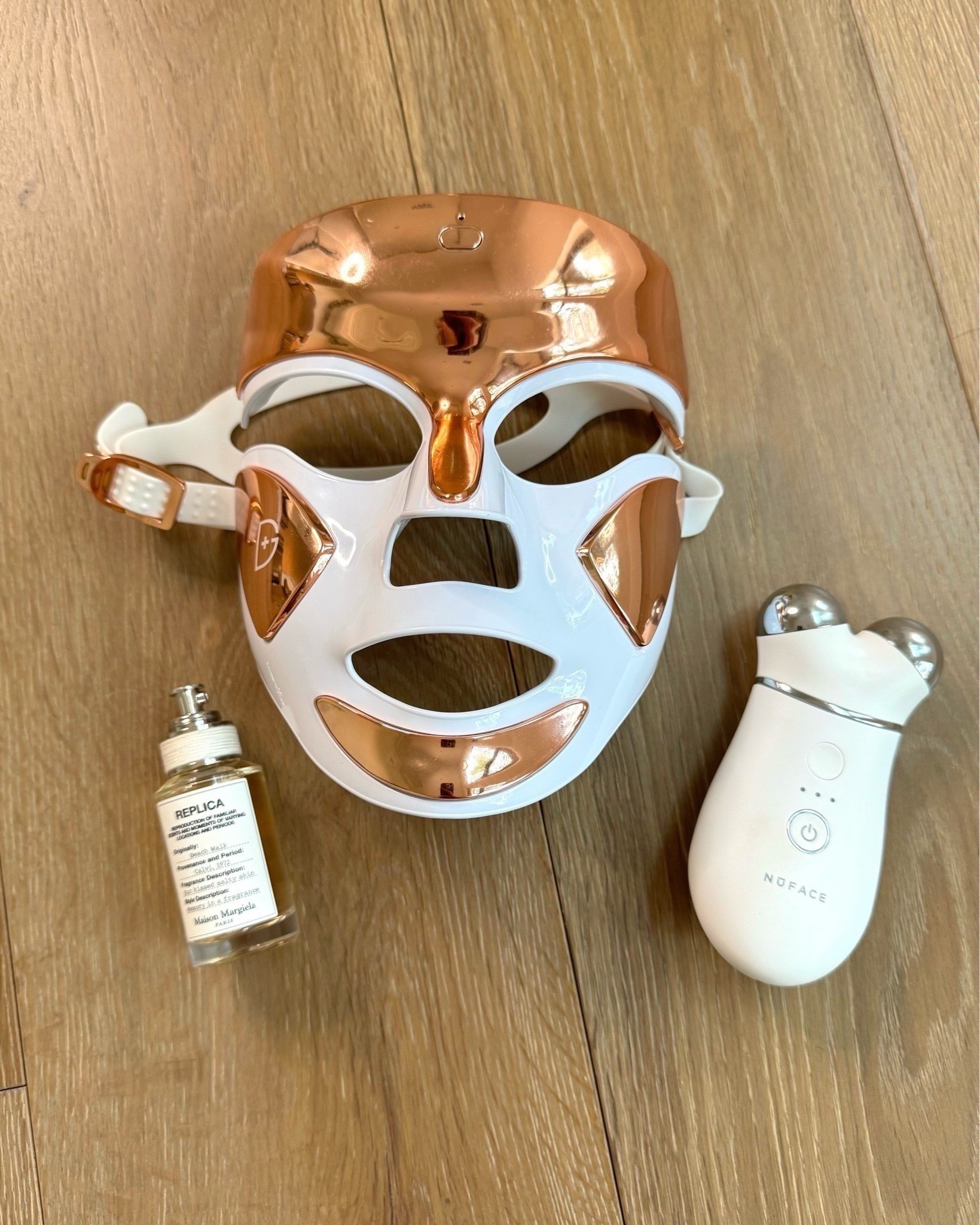 Excuse the not so pretty pic but up to 20% off these beauty products!
The red light mask from Dr Dennis gross is the ultimate for anti aging acne etc…I need this for my whole body ..it’s the most convenient tool I own…3 min once a day …hands free I loooooove it ! The Nuface is the ultimate jaw snatching cheek bone lifting eye opening tool on the market! I’ve been wearing replica’s beach walk perfume this summer and loooove it! It smells beautiful!
@nordstrom 

#LTKSpringSale #LTKBeauty #LTKSaleAlert