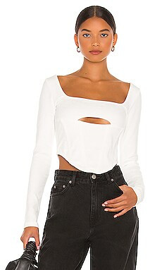 Atoir The Alpha Crop Top in White from Revolve.com | Revolve Clothing (Global)