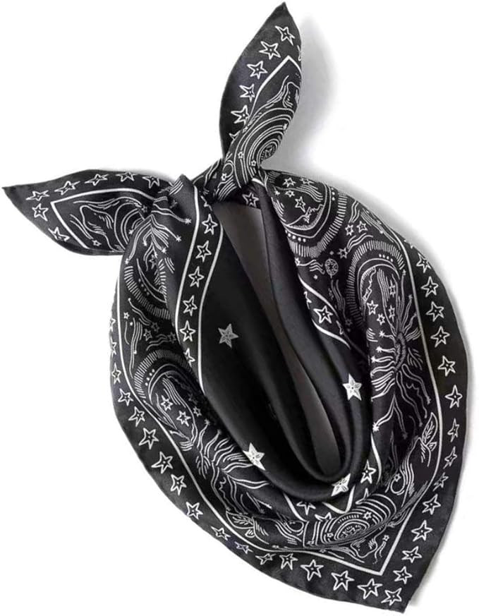 ANDANTINO 100% Mulberry Silk Scarf -21” Lightweight Square Neckerchief – Breathable Digital P... | Amazon (US)