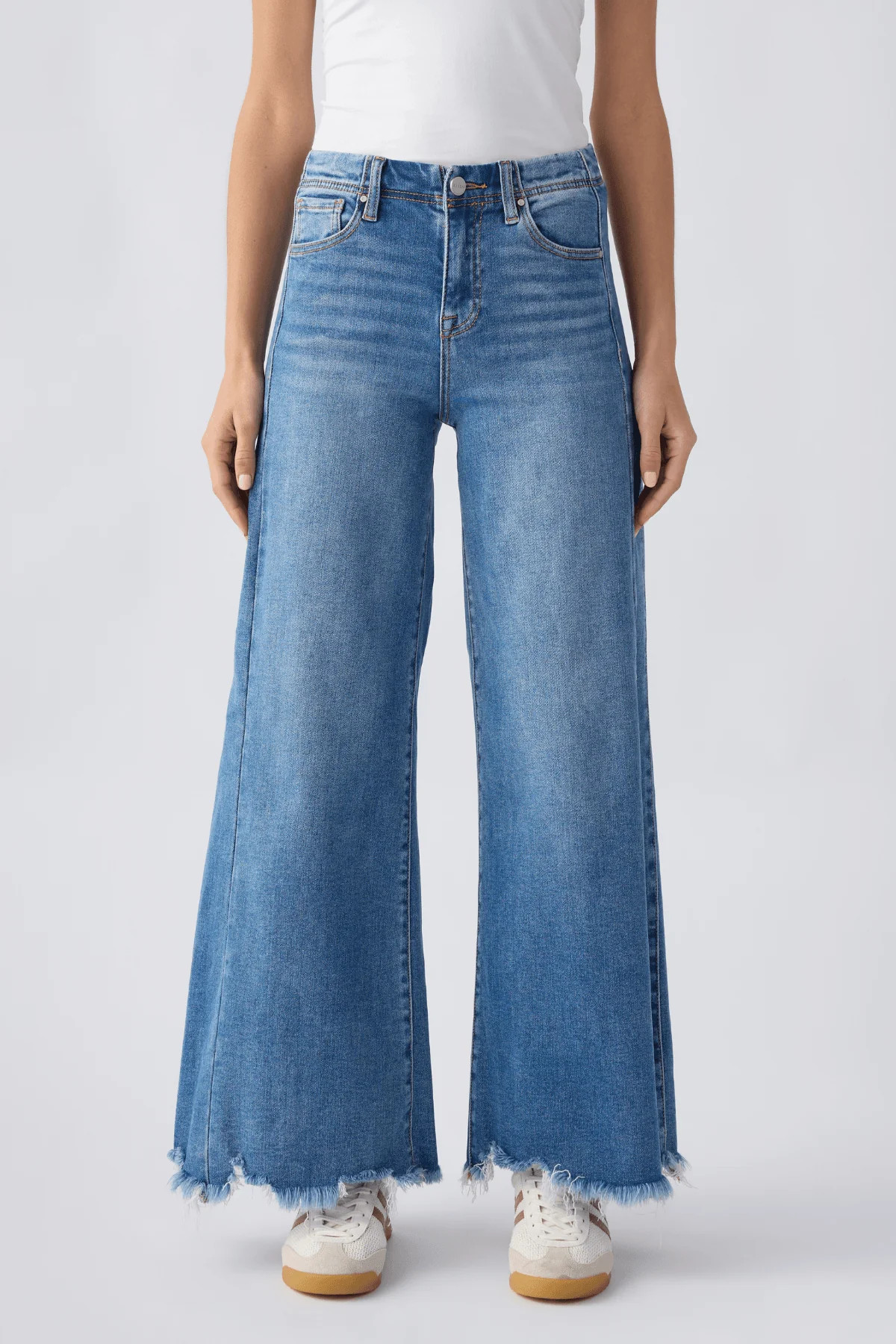 Risen Brooke High Rise Ultra Wide Leg Jeans | Social Threads