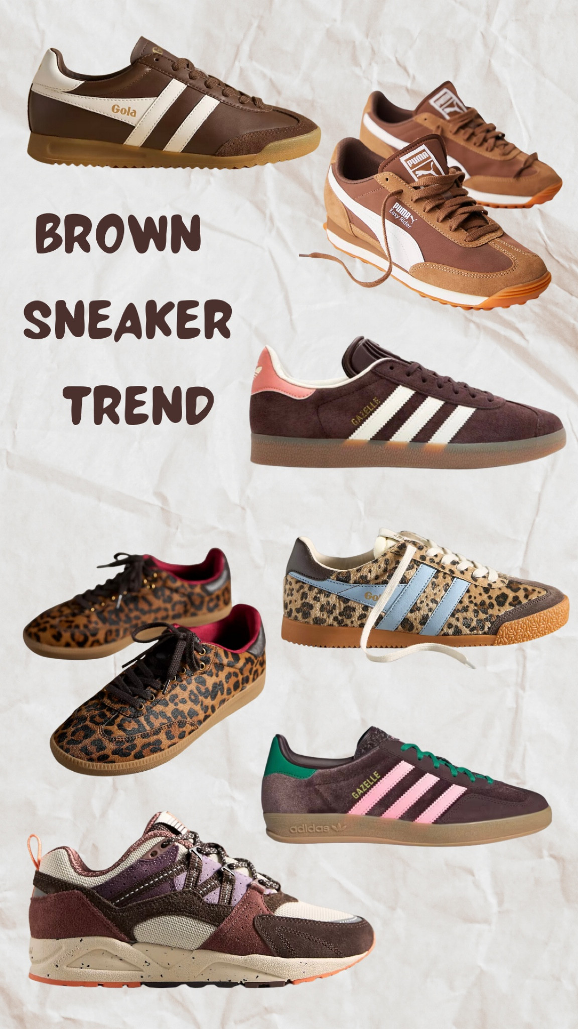 Brown Sneaker Trend 

#LTKShoeCrush