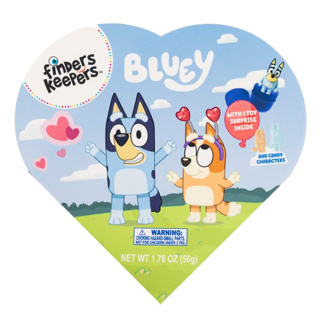 Bluey Finders Keepers Heart Box with Surprise and Candy, 1.76oz | Walmart (US)