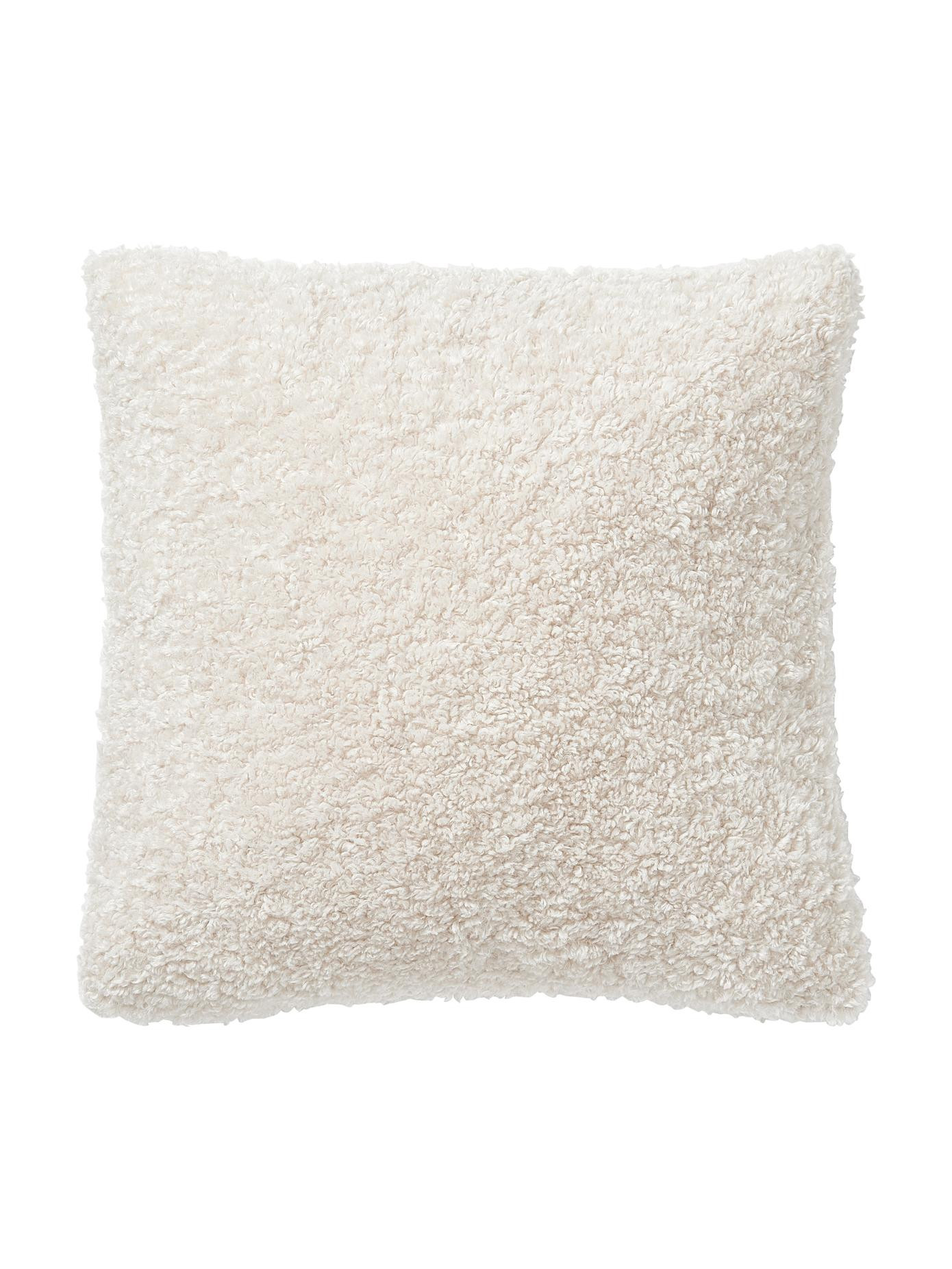 Teddy kussenhoes Dotty in crèmewit | Westwing EU